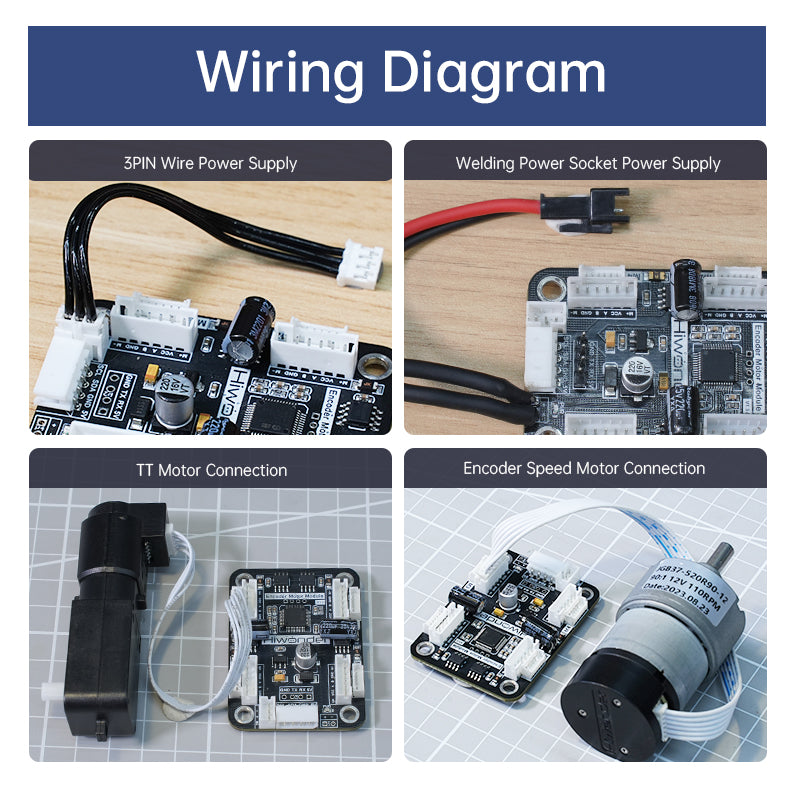 4-Channel Encoder Motor Driver with Onboard Voltage Regulation Circuit for Motor Control Intelligent Small Car 4-Channel Encoder Motor Driver with Onboard Voltage Regulation Circuit for Motor Control Intelligent Small Car